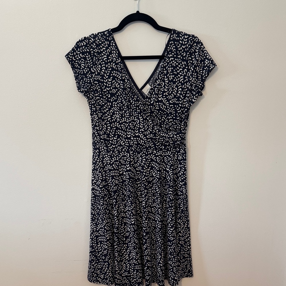 Kaileigh Black and White Midi Dress